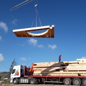Déchargement du camion